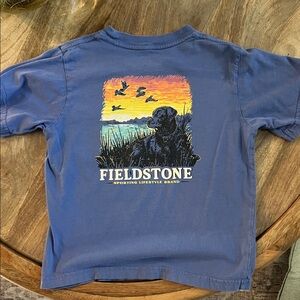 Fieldstone Kids Blue Outdoor Adventure Tee
